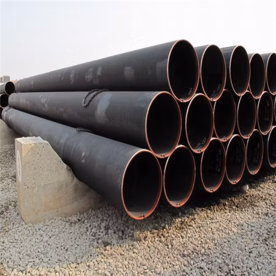 ASTM A106/A53/spirale/soudure/transparente/galvanisé/inoxydable/noir/rond/carré tuyaux en acier au carbone SRE tuyau de soudure tuyau SSAW tuyau Apl